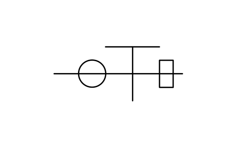Anteprima del simbolo Transition, circ. to rect., blocco TLX_S01170_TRANSITION_CIRC_TO_RECT