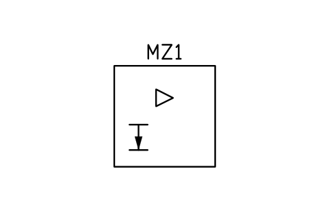 Anteprima del simbolo Maser used as amplifier, blocco TLX_S01213_MASER_USED_AS_AMPLIFIER