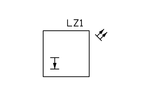 Anteprima del simbolo Laser, blocco TLX_S01214_LASER