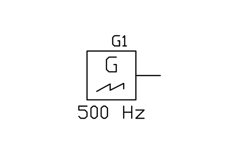 Anteprima del simbolo Saw-tooth generator, 500 Hz, blocco TLX_S01227_SAW_TOOTH_GENERATOR_500_HZ