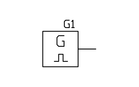Anteprima del simbolo Pulse generator, blocco TLX_S01228_PULSE_GENERATOR