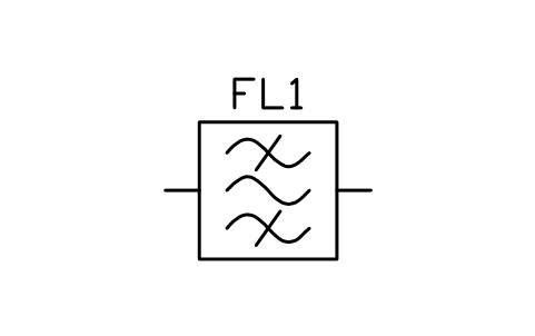 Anteprima del simbolo Band-pass filter, blocco TLX_S01249_BAND_PASS_FILTER