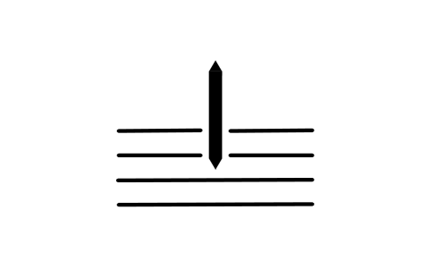 Vorschau des Symbols Material in der Mitte schneiden, Block ITX_0052