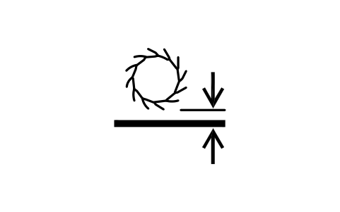 Vorschau des Symbols Florhöhe einstellen, Block ITX_0167