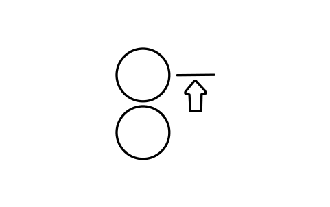 Vorschau des Symbols Eigengewicht Oberwalze ausgleichen, Block ITX_0204