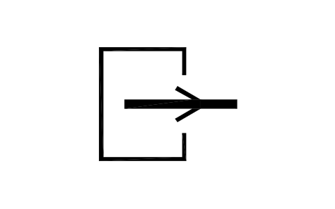 Vorschau des Symbols Warenbahnauslauf, Block ITX_0227