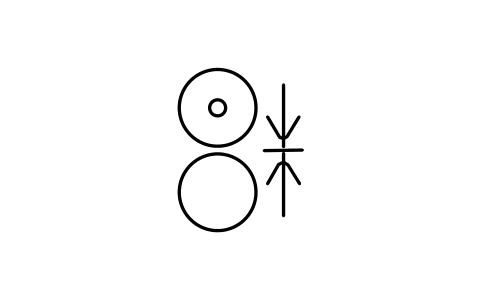 Vorschau des Symbols Pressen durch Walzen, Block ITX_0509