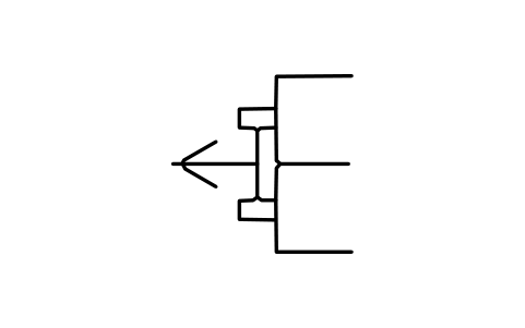 Vorschau des Symbols Seitenfaltenversiegelung aus, Block ITX_0561