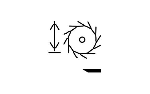 Vorschau des Symbols Scherwalze zum Gegenmesser, Block ITX_0575