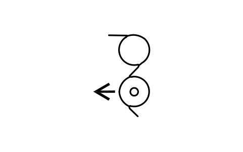 Vorschau des Symbols Umschlingungswinkel vergrößern, Block ITX_0599