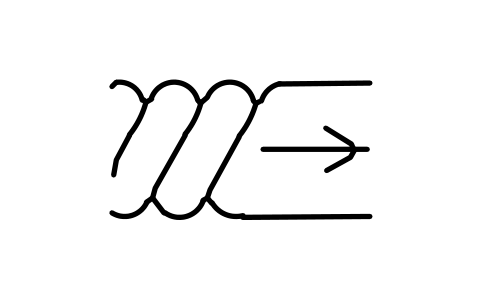 Vorschau des Symbols Band abwickeln, Block ITX_1072