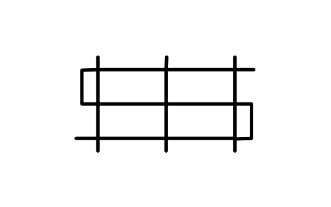 Vorschau des Symbols Schussfaden oder Maschenreihe, Block ITX_1095