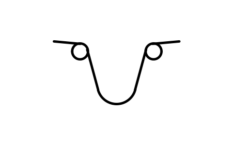 Vorschau des Symbols Bogenschlaufe, Block ITX_1102