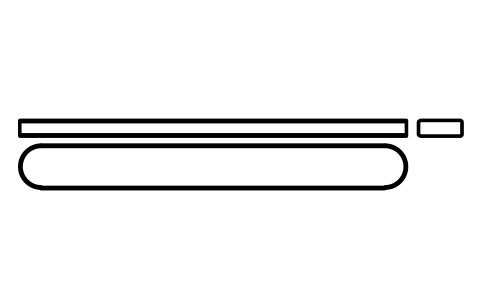Vorschau des Symbols Flache Passfeder Form A 28 x 10 x 250, Block KEY_A_28X10X250