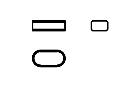 Vorschau des Symbols Flache Passfeder Form A 5 x 3 x 10, Block KEY_A_5X3X10