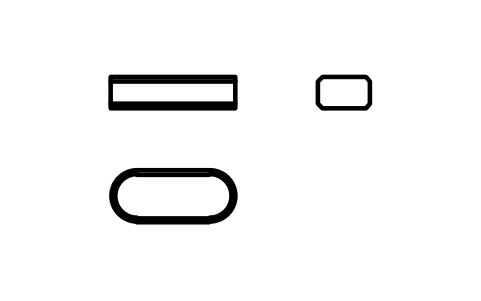 Vorschau des Symbols Flache Passfeder Form A 5 x 3 x 12, Block KEY_A_5X3X12