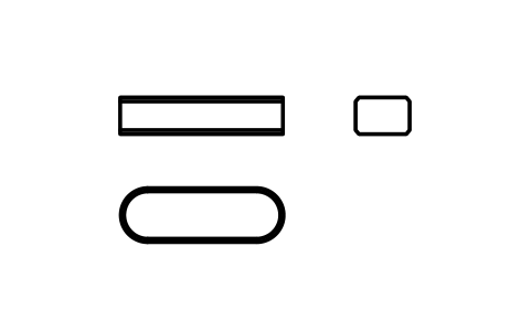 Vorschau des Symbols Flache Passfeder Form A 6 x 4 x 18, Block KEY_A_6X4X18