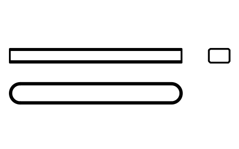 Vorschau des Symbols Flache Passfeder Form A 6 x 4 x 50, Block KEY_A_6X4X50
