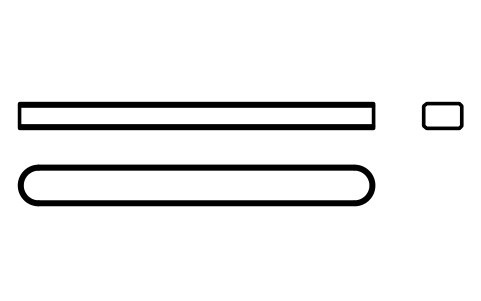 Vorschau des Symbols Flache Passfeder Form A 6 x 4 x 56, Block KEY_A_6X4X56