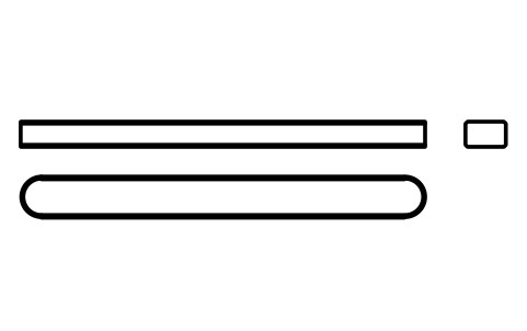 Vorschau des Symbols Flache Passfeder Form A 8 x 5 x 80, Block KEY_A_8X5X80