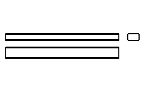 Vorschau des Symbols Flache Passfeder Form B 10 x 6 x 100, Block KEY_B_10X6X100