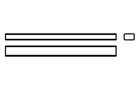 Vorschau des Symbols Flache Passfeder Form B 10 x 6 x 110, Block KEY_B_10X6X110