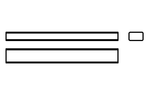 Vorschau des Symbols Flache Passfeder Form B 10 x 6 x 80, Block KEY_B_10X6X80