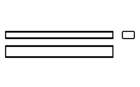 Vorschau des Symbols Flache Passfeder Form B 10 x 6 x 90, Block KEY_B_10X6X90