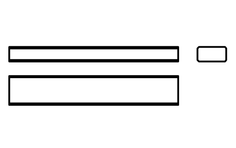 Vorschau des Symbols Flache Passfeder Form B 12 x 6 x 70, Block KEY_B_12X6X70