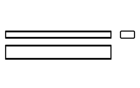 Vorschau des Symbols Flache Passfeder Form B 12 x 6 x 90, Block KEY_B_12X6X90