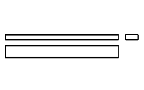 Vorschau des Symbols Flache Passfeder Form B 14 x 6 x 125, Block KEY_B_14X6X125