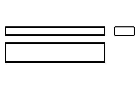 Vorschau des Symbols Flache Passfeder Form B 16 x 7 x 80, Block KEY_B_16X7X80