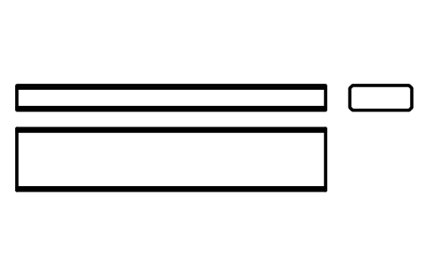 Vorschau des Symbols Flache Passfeder Form B 20 x 8 x 100, Block KEY_B_20X8X100
