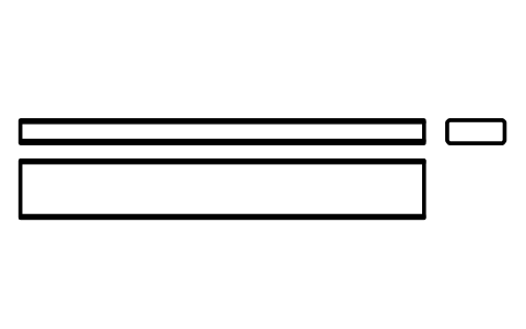 Vorschau des Symbols Flache Passfeder Form B 20 x 8 x 140, Block KEY_B_20X8X140