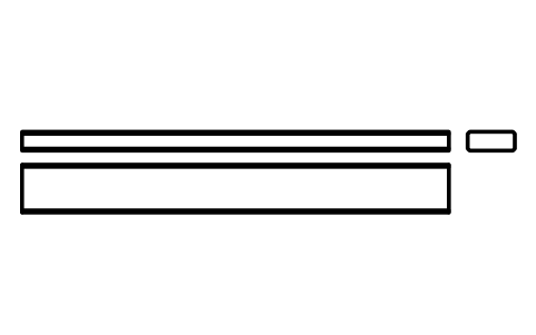 Vorschau des Symbols Flache Passfeder Form B 20 x 8 x 180, Block KEY_B_20X8X180