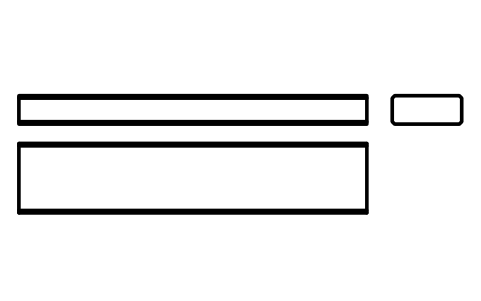 Vorschau des Symbols Flache Passfeder Form B 22 x 9 x 110, Block KEY_B_22X9X110
