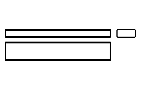 Vorschau des Symbols Flache Passfeder Form B 22 x 9 x 125, Block KEY_B_22X9X125