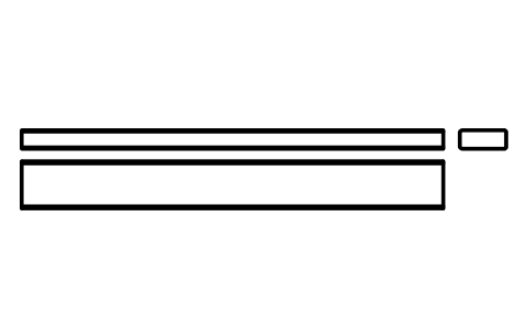 Vorschau des Symbols Flache Passfeder Form B 22 x 9 x 200, Block KEY_B_22X9X200