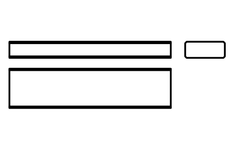 Vorschau des Symbols Flache Passfeder Form B 22 x 9 x 90, Block KEY_B_22X9X90