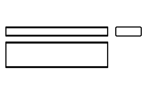 Vorschau des Symbols Flache Passfeder Form B 25 x 9 x 100, Block KEY_B_25X9X100