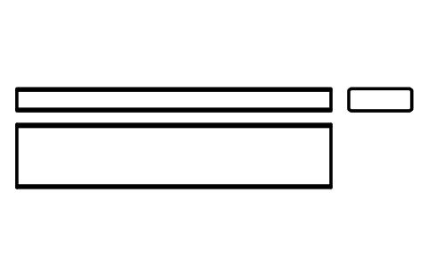 Vorschau des Symbols Flache Passfeder Form B 28 x 10 x 140, Block KEY_B_28X10X140