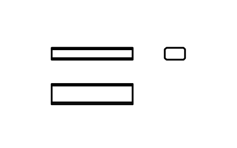 Vorschau des Symbols Flache Passfeder Form B 5 x 3 x 20, Block KEY_B_5X3X20
