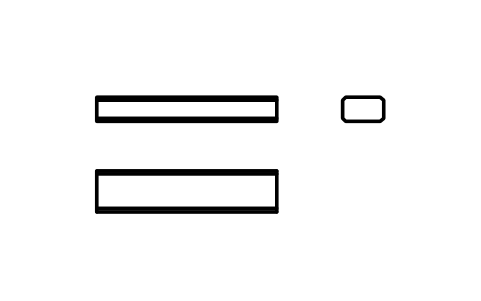 Vorschau des Symbols Flache Passfeder Form B 5 x 3 x 22, Block KEY_B_5X3X22