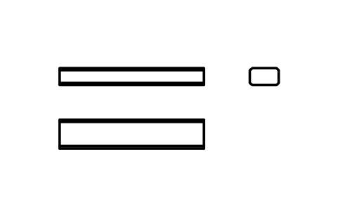 Vorschau des Symbols Flache Passfeder Form B 5 x 3 x 25, Block KEY_B_5X3X25