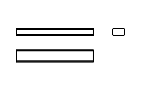 Vorschau des Symbols Flache Passfeder Form B 5 x 3 x 32, Block KEY_B_5X3X32