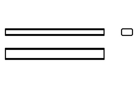 Vorschau des Symbols Flache Passfeder Form B 5 x 3 x 45, Block KEY_B_5X3X45