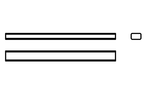 Vorschau des Symbols Flache Passfeder Form B 5 x 3 x 56, Block KEY_B_5X3X56