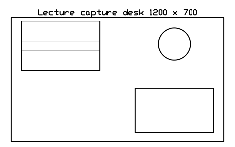 Preview of the Lecture capture desk 1200 x 700 symbol, block ULB_CAPTURE_DESK