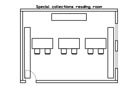 Preview of the Special collections reading room symbol, block ULB_ROOM_SPECIAL_READING