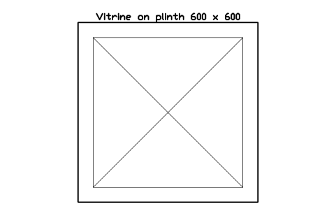 Preview of the Vitrine on plinth 600 x 600 symbol, block ULB_VITRINE_PLINTH